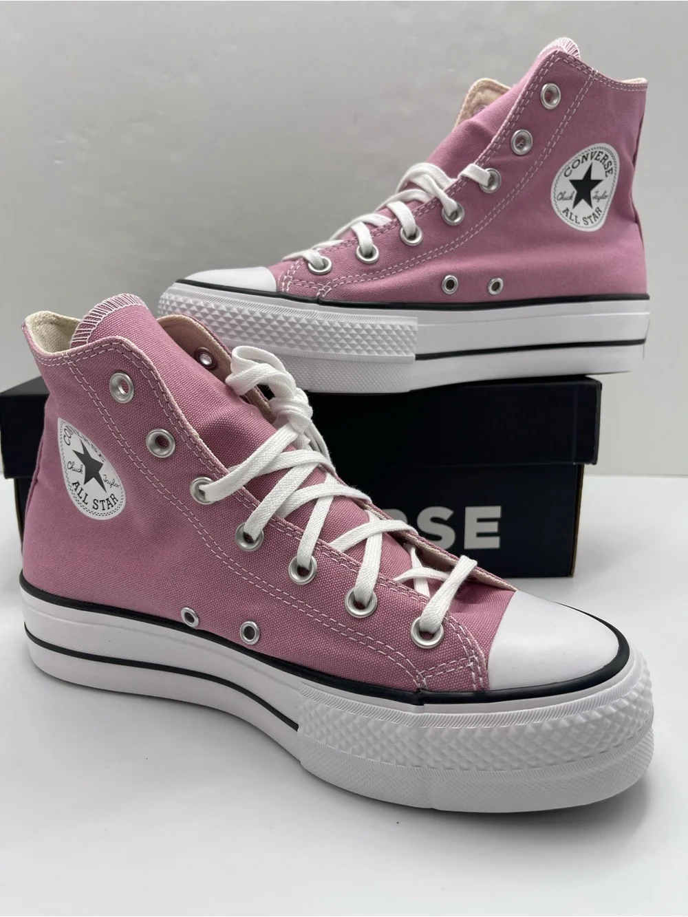 Converse A12954F CAS LIFT HI CLIFFSIDE ROSE/WHITE/BLACK Platform Sneakers